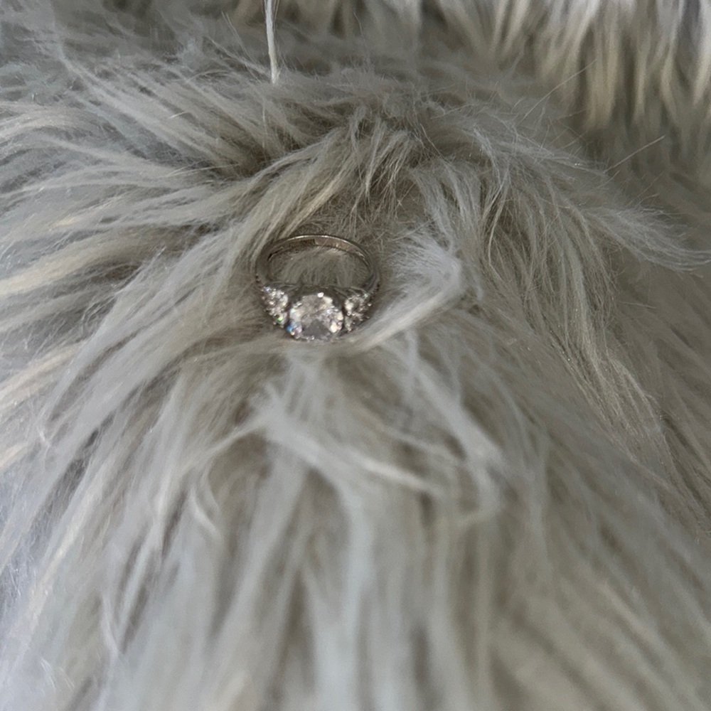 Sterling silver ring.